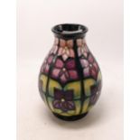 Moorcroft Violet Pattern Vase, height 19cm