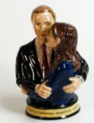 Kevin Francis / Peggy Davies Limited Edition Bust Prince William & Katherine Middleton, height 19.