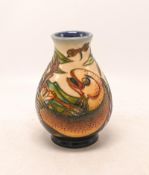 Moorcroft vase in the Trout design, dated 1998,h.14cm, boxed.