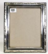 Silver Framed Picture frame, frame size 30 x 25cm
