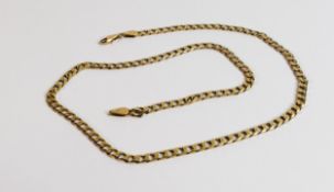 9ct gold 18 inch necklace, 10.5g.