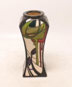 Moorcroft vase Rennie Macintosh design, dated 2007,h.16.25cm, boxed.