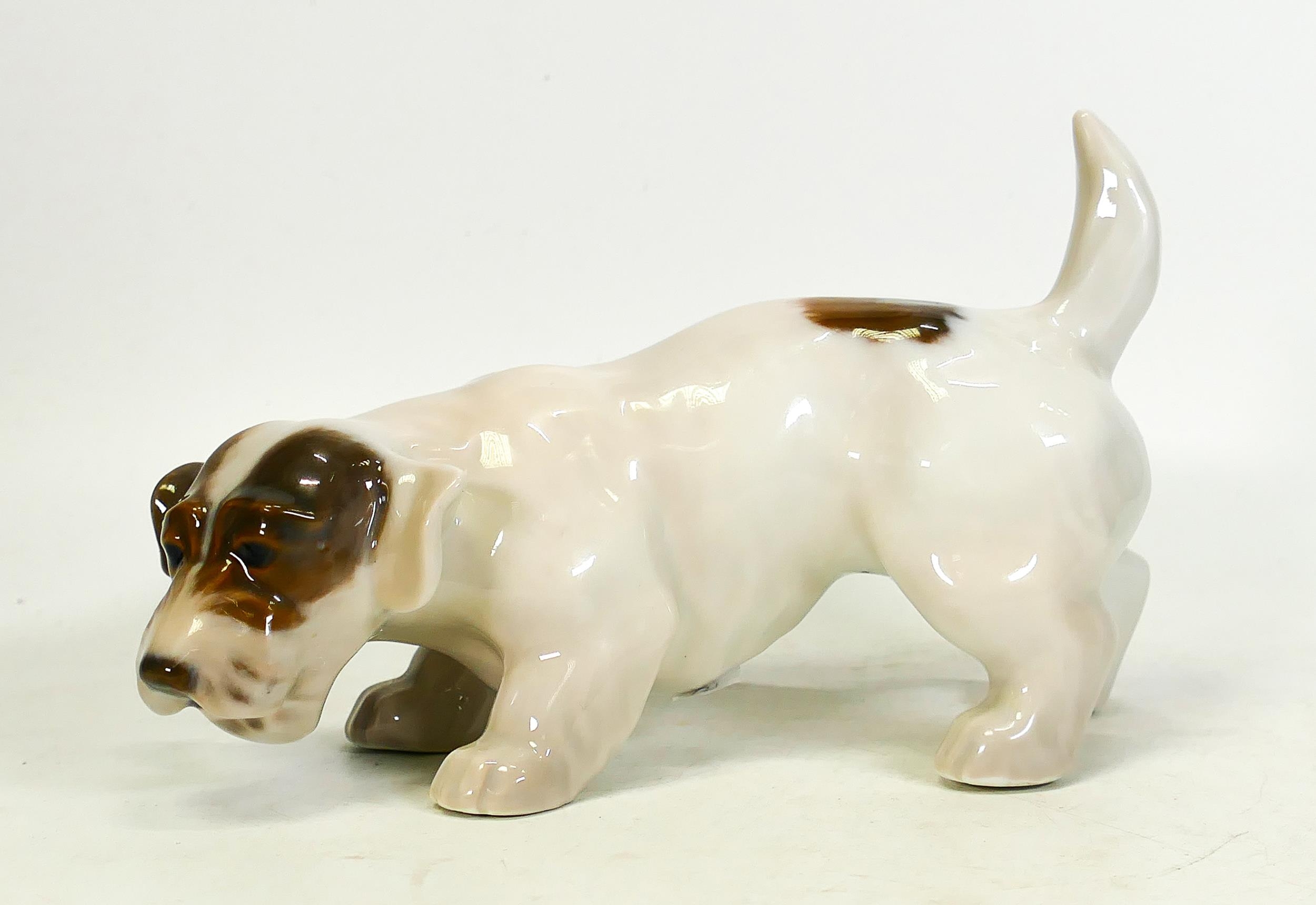 Royal Copenhagen figurine 1452 2786 Terrier head down