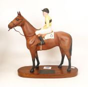 Beswick Connoisseur model of Arkle with Pat Taaffe up