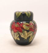 Moorcroft ginger jar & cover decorated in a floral design, dated 2002,h.11.5cm,boxed.