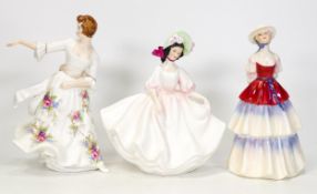 Royal Doulton Lady Figures to include Sunday Best Hn2698, Hazel Hn3167 & Eliza Hn3179(3)