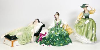 Royal Doulton Lady Figures to include Sleeping Beauty Hn3079, Elyse Hn2474 & Buttercup Hn2309(3)