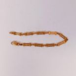 9ct gold bracelet, 18cm long, 5.22g.