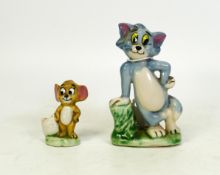 Wade Tom & Jerry Figures, tallest 9.2cm