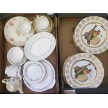 16 Royal Southerland wall plates, 2 Royal Doulton Every day Augustine duos, Royal Doulton The