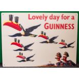 Vintage Style Tin 'Lovely Day for a Guinness' Advertising Sign 70x50cm