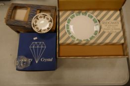 Ridgway 21 piece teaset together with similar Balmoral patterned 18 [ices teaset and boxed Tutbury