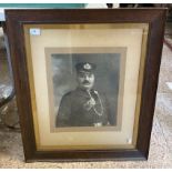 A Framed Early 20th century portrait photograph of a Staffordshire Police Officer