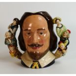 Royal Doulton large seconds two handled character jug William Shakespeare D6933