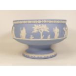 Wedwood blue jasperware footed bowl