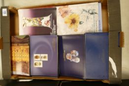A collection of Moorcroft collectors club newletters and catalogue books ( 1 tray)