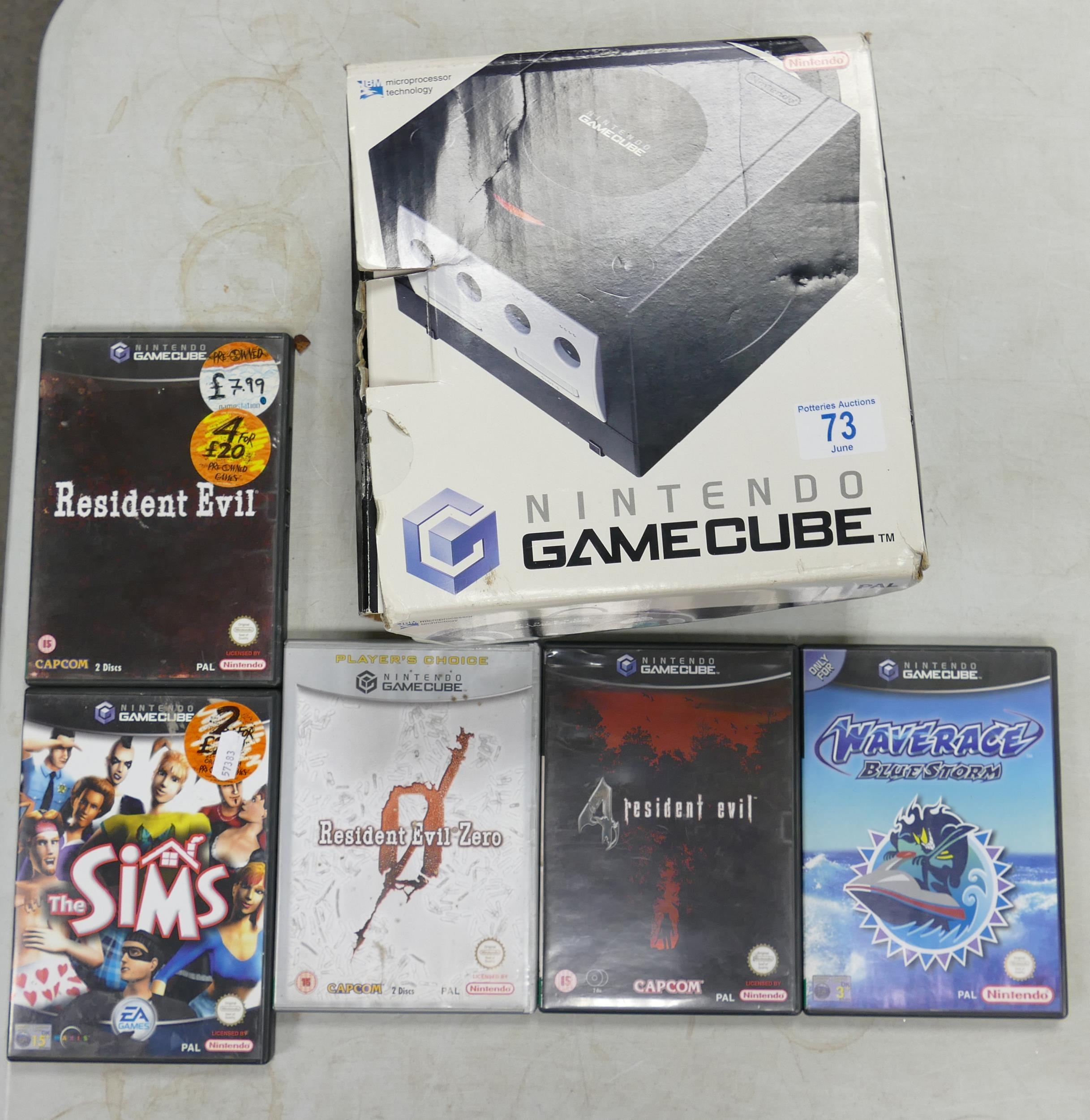 Nintendo Boxed Game Cube & games video games system