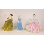 Three Royal Doulton figures to include Rebecca HN2805, Simone HN2378 and Royal Doulton Disney