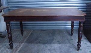 Early 20th Century Oak Dining / side table 141cm Long, 68cm Wide, 71cm H