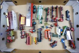 A large collection of play worn model Toy Cars & Vehicles including, Corgi circus trucks and