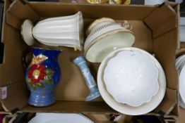 A mixed collection of items to include Large Wedgwood Ophelia patterned fruit bowl, similar