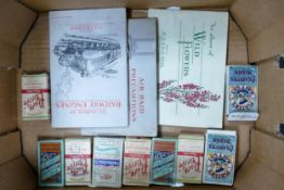 A collection of Vintage Cigarette Cards & Albums including Wills Railway EnginesWills Wild Flowers &