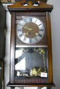 President Branded 31 day Mid Century Wall clock, height 61cm