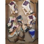 A mixed collection of items to include Royal Doulton small character jug Long John Silver ,