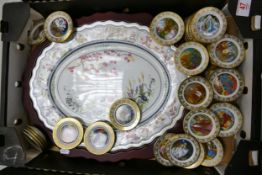 A collection of Franklin Mint Large Framed Oriental Platter & many similar Signature Edition small