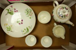A mixed collection of items to include large Minton Meadow pattern fruit bowl, Wedgwood Ralph Lauren