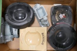 A collection of Wade Items to including Advertising Large Ashtrays. These were removed from the