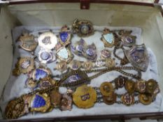 A Mixed Collection Of Masonic Badges. Metals and Regallia. to Include Order Of the Buffalo, Gatley