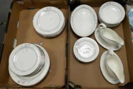 A mixed collection of items to include Spode Cabbage ware trio's, Royal Doulton Angelique