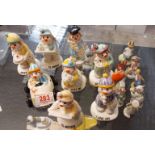 A collection of Beswick Little Loveables clowns to include To Daddy LL29, Happy Birthday LL8, To