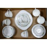 A mixed collection of items to include Royal Doulton Pastorale Part tea set