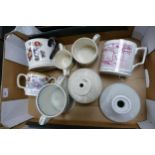 A collection of Wade large loving cups & tankards etc These were removed from the archives of the