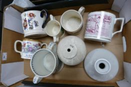 A collection of Wade large loving cups & tankards etc These were removed from the archives of the