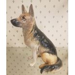 Beswick fireside Alsatian model 2410