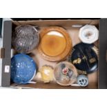A collection of Wade Crocodile effect bowls, Advertising plates etc These were removed from the