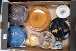 A collection of Wade Crocodile effect bowls, Advertising plates etc These were removed from the