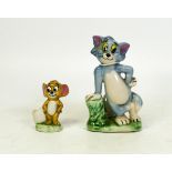 Wade Tom & Jerry Figures, tallest 9.2cm