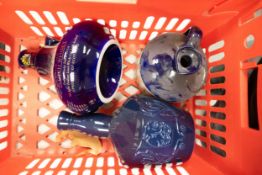 A collection of Larger Wade Spirit / Whiskey decanters to include Pussers Navy Rum, Findlaters &