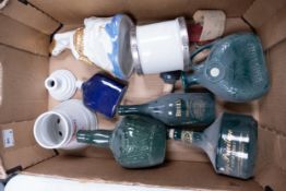 A collection of smaller Wade Spirit / Whiskey decanters to include Bells, King Privilege, Chivas etc