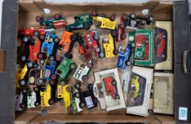 A collection of mostly Matchbox and Lledo advertising vans (23)