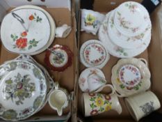 A Mixed Collection of Ceramic Items to Include Wedgwood Apple Bolssum Side Salad and Dinner