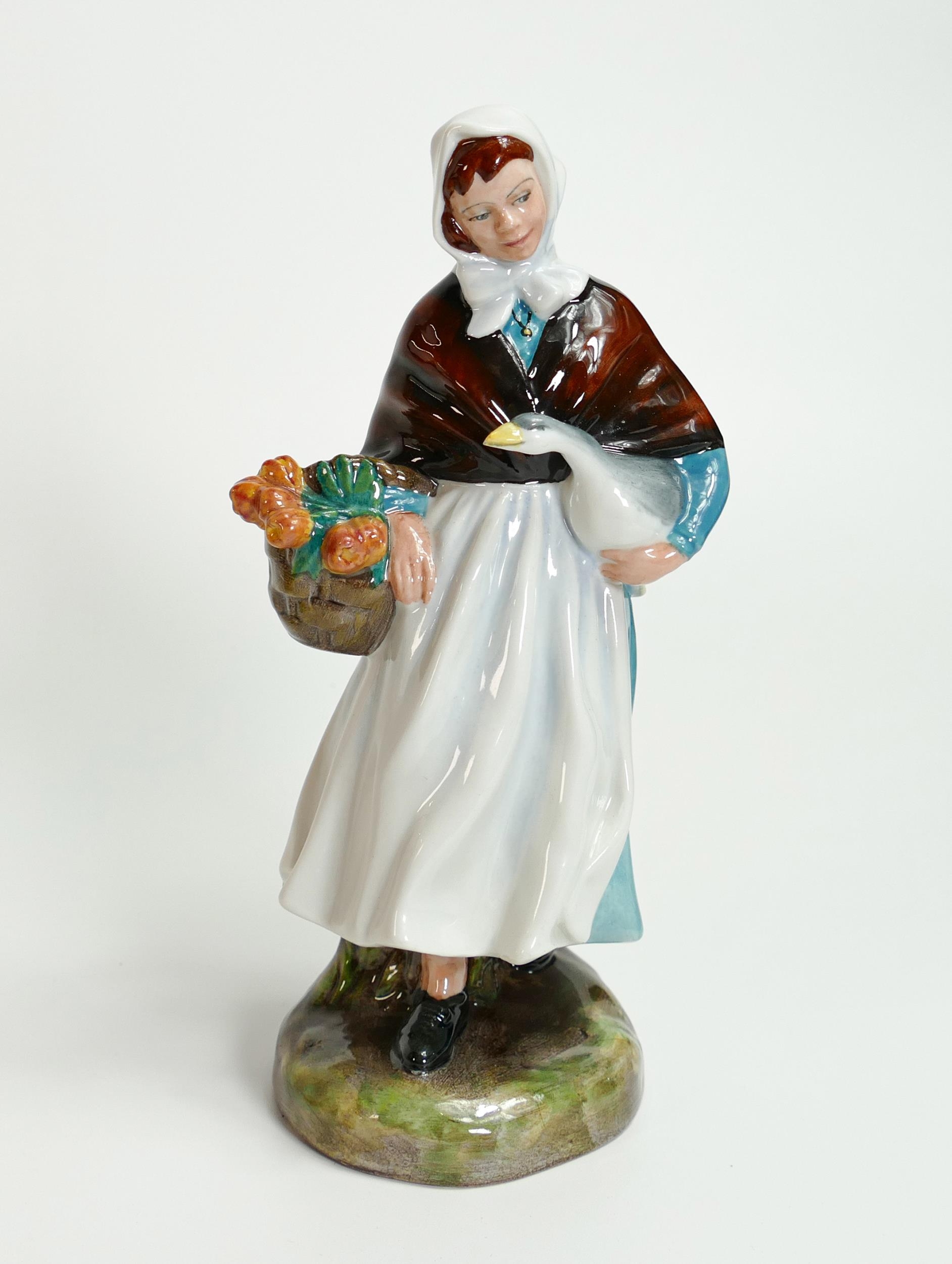 Royal Doulton Character figure Country Lass HN1991 together with Royal Doulton limited edition