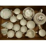 Wedgewood Hathay Pathway Part Tea Set Together With Wedgwood Medows Field Pattern Part Teaset
