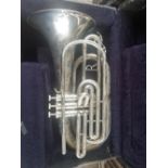 Vintage Brass Band / Boys Brigade Instrument,, unsued for years & probably more of a decorators