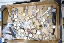 A collection of untested watches & watch parts including Seiko, Smiths, Rotary, Bulova , Casio etc