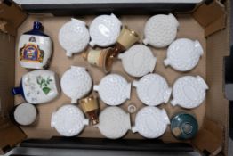 A collection of smaller Wade Spirit / Whiskey decanters to include Glenfiddich, Bells, Tullamore dew